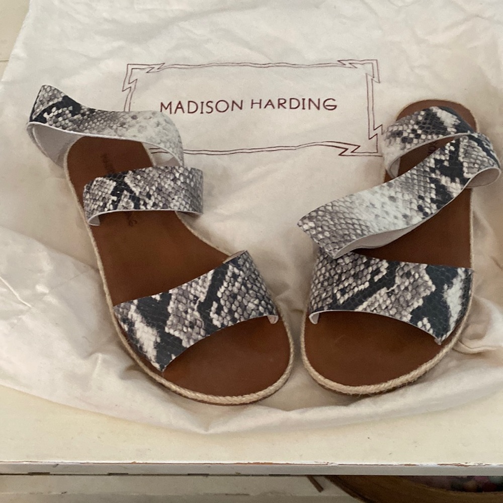 Madison Harding Women’s  ankle wrap sandal in size 6.5  New without tags
